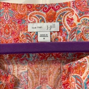 J. Jill Linen sleeveless dress